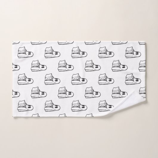 Halloween, Schattige Ghost White, Trick or treat, Bad Handdoek (Handdoek)