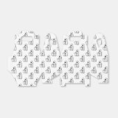 Halloween, Schattige Ghost White, Trick or treat,  Bedankdoosjes (Uitgevouwen)