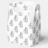 Halloween, Schattige Ghost White, Trick or treat,  Bedankdoosjes (Geopend)