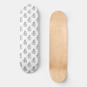Halloween, Schattige Ghost White, Trick or treat,  Persoonlijk Skateboard (Voorkant)