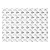 Halloween, Schattige Ghost White, Trick or treat,  Tafelkleed (Voorkant (Horizontaal))