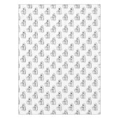 Halloween, Schattige Ghost White, Trick or treat,  Tafelkleed (Voorkant)