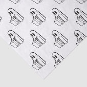 Halloween, Schattige Ghost White, Trick or treat, Tissuepapier (Detail)