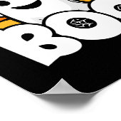 Halloween - Schattige Ghost Witch - Boo - Funny Ha Poster (Hoek)