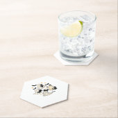 Halloween Schattige Ghosts Bats Black Cats Oversiz Kartonnen Onderzetters (Insitu)