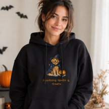 Halloween Schattige Gouden Retriever Tovenaar Spre