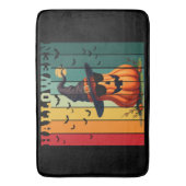 Halloween schattige grappige pompoen vintage herfs badmat (Voorkant Verticaal)
