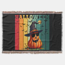 Halloween schattige grappige pompoen vintage herfs