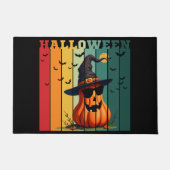 Halloween schattige grappige pompoen vintage herfs deurmat (Voorkant)