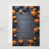 Halloween Schattige kostuum feest Kaart (Achterkant)