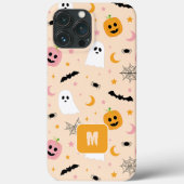 Halloween Schattige Pattern Bat Ghost Spider Moon Case-Mate iPhone Case (Achterkant)