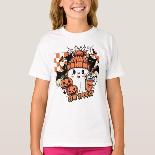 Halloween Schattige Pumpkin Herfst Festival T-shirt (Voorkant)