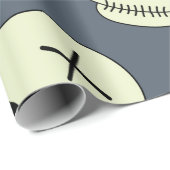 Halloween schattige schedel met boe kinderloze naa cadeaupapier (Rol Hoek)