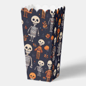Halloween schattige skeletten bedankdoosjes (Achterkant)