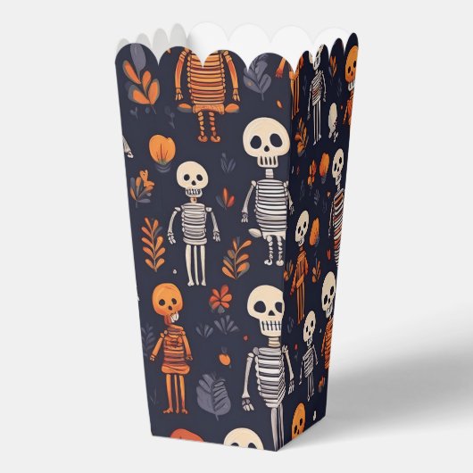 Halloween schattige skeletten bedankdoosjes (Voorkant)