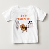 Halloween Schattige spook, mama, pompoen monster (Voorkant)