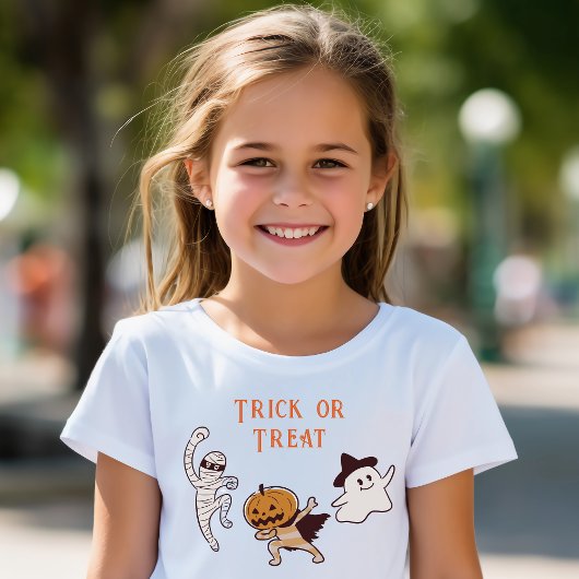 Halloween Schattige spook, mama, pompoen monster T-shirt