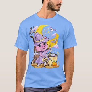 Halloween Schattige varken Kinder Kostuum T-shirt