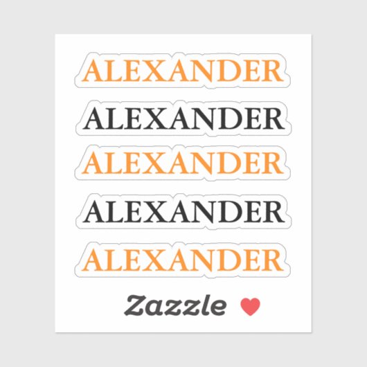 Halloween Schattigee Aangepaste Kinder Naam voor S Sticker (Vel)