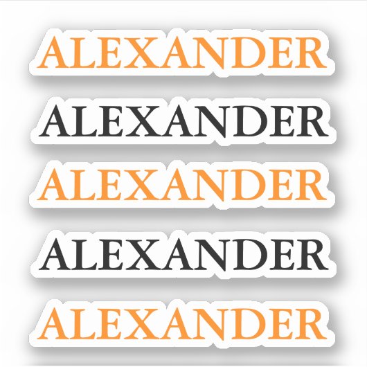 Halloween Schattigee Aangepaste Kinder Naam voor S Sticker (Voorkant)