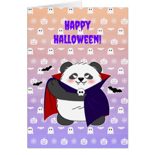 Halloween Schattigee Baby Panda Dracula Vampire