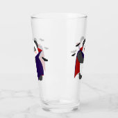 Halloween Schattigee Baby Panda Dracula Vampire Glas (Links)