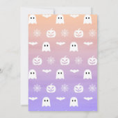 Halloween Schattigee Baby Panda Dracula Vampire Kaart (Achterkant)