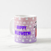 Halloween Schattigee Baby Panda Dracula Vampire Koffiemok (Voorkant links)