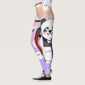 Halloween Schattigee Baby Panda Dracula Vampire Leggings (Links)