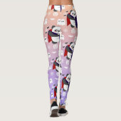 Halloween Schattigee Baby Panda Dracula Vampire Leggings (Achterkant)