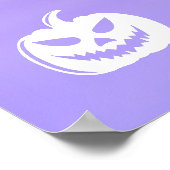 Halloween Schattigee Baby Panda Dracula Vampire Poster (Hoek)