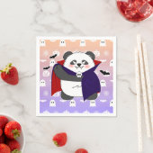 Halloween Schattigee Baby Panda Dracula Vampire Servet (Insitu)