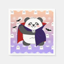 Halloween Schattigee Baby Panda Dracula Vampire Servet