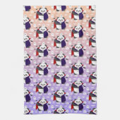 Halloween Schattigee Baby Panda Dracula Vampire Theedoek (Verticaal)