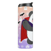Halloween Schattigee Baby Panda Dracula Vampire Thermosbeker (Gedraaid links)