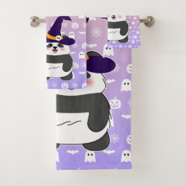 Halloween Schattigee Baby Panda toverstaf toversta Bad Handdoek