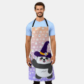 Halloween Schattigee Baby Panda toverstaf toversta Schort (Gedragen)