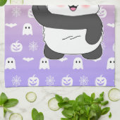Halloween Schattigee Baby Panda toverstaf toversta Theedoek (Gevouwen)