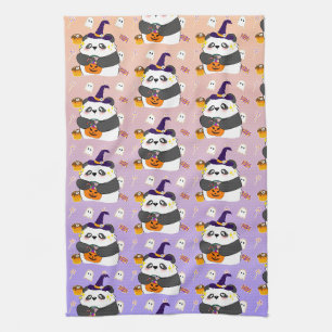 Halloween Schattigee Baby Panda Trick or treat Theedoek