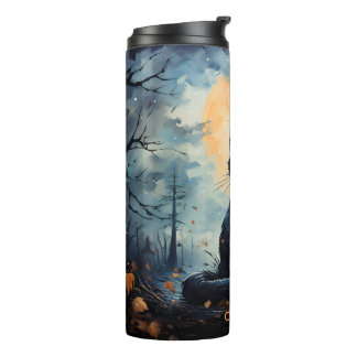 Halloween Schattigee Black Cat Thermische Tumbler Thermosbeker