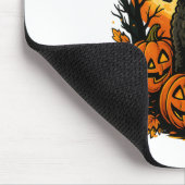 Halloween Schattigee Black Poodle Witch Pet Pompoe Muismat (Hoek)