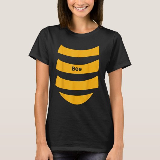 Halloween Schattigee Bumble Bee Animal Kostuum Gif T-shirt (Voorkant)