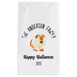 Halloween Schattigee Dog Ghost Kostuum Gepersonali Klein Cadeauzakje