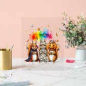 Halloween Schattigee Eekhoorns Kostuum Acryl Bord (Huwelijk)