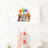 Halloween Schattigee Eekhoorns Kostuum Spandoek (Insitu)