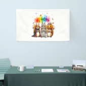 Halloween Schattigee Eekhoorns Kostuum Spandoek (Beurs)