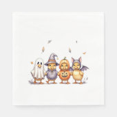 Halloween Schattigee eendenkostuum Servet (Voorkant)