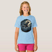 Halloween Schattigee enge heks T-shirt (Voorkant volledig)