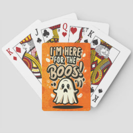 Halloween: Schattigee geest, "Ik ben hier voor de Pokerkaarten