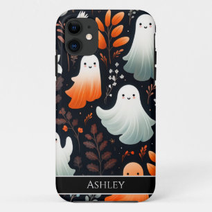 Halloween Schattigee Ghost Boho gepersonaliseerd Case-Mate iPhone Case